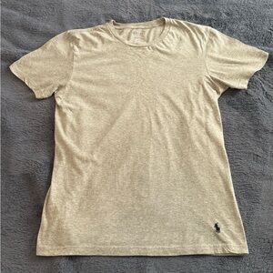 Polo Ralph Lauren Classic Fit Polo Logo Crewneck‎ T-Shirt Gray Pre-Owned Mens S